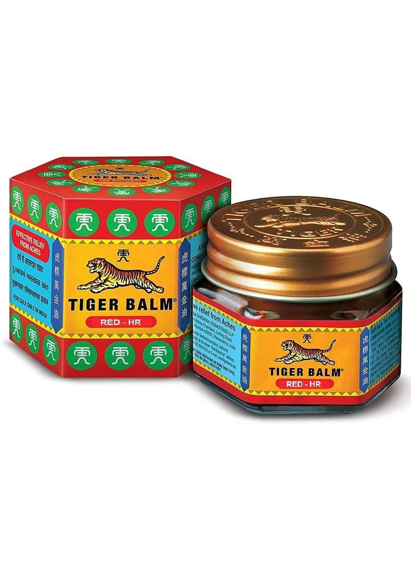 Tiger Balm - Pain Relieving Balm Red HR - 19 g - Image 1