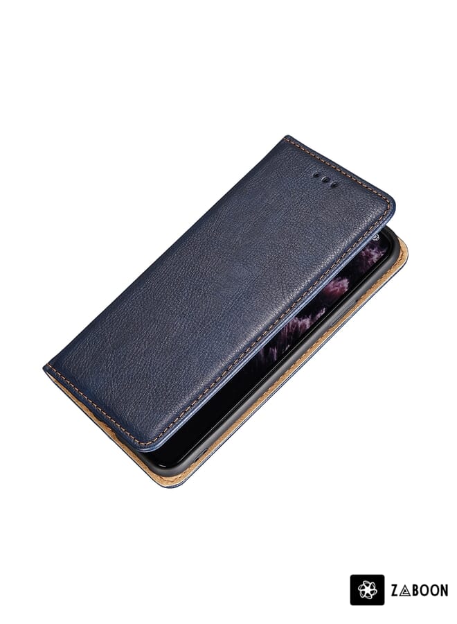 Zaboon Protective Case For OPPO A36 4G / A76 4G Global Pure Color Magnetic Leather - Image 2