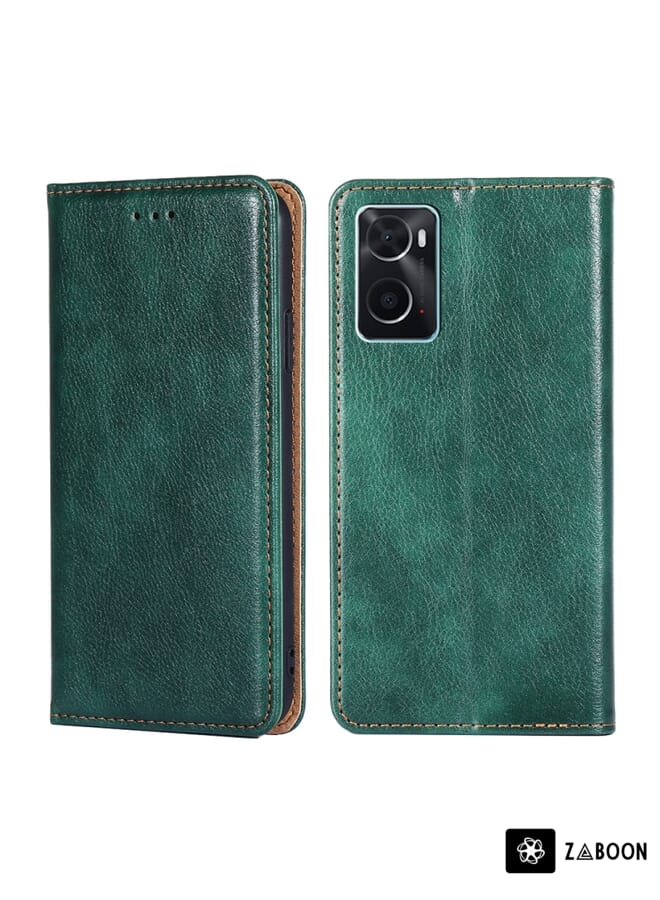 Zaboon Protective Case For OPPO A36 4G / A76 4G Global Pure Color Magnetic Leather - Image 1