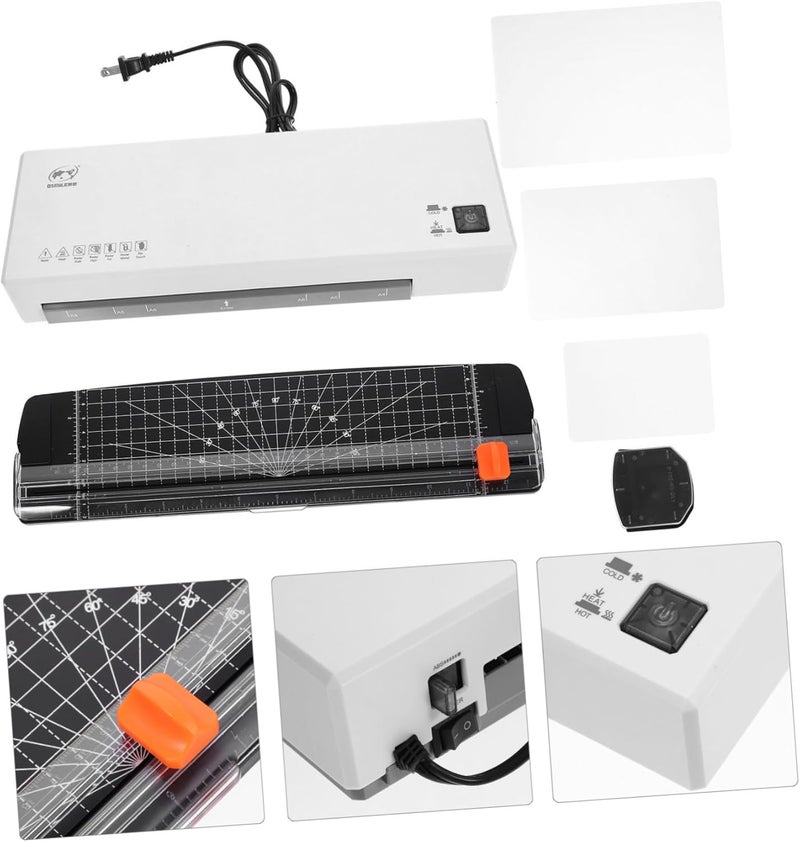 PRETYZOOM Portable Laminator Machine Laminator for Office Home Photo Laminating Tool Plastic Sealer Laminating Film Each - Image 3