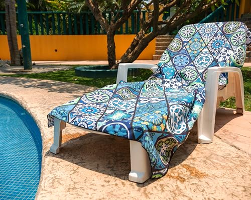 Elite Trend Quick Dry Towel Extra Large 78x35 Inch - Microfiber Beach Towel - Perfect for Beach, Travel, Swimming, Pool, Yoga, Hiking, Camping - Lightweight, Fast Drying, Compact for Adults (Artsy) - Image 5