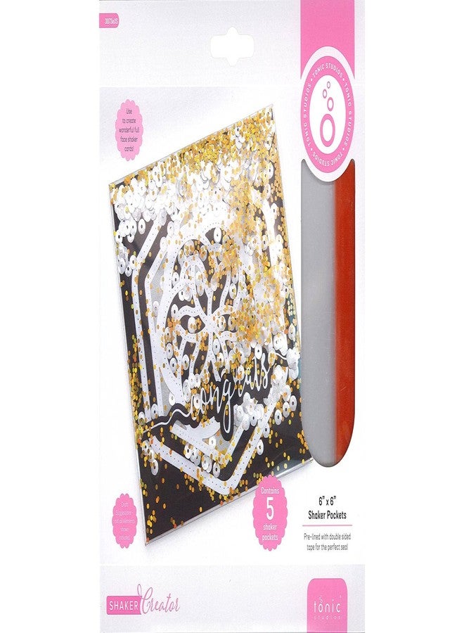 Tonic Studios 6"X6" Creator Shaker Pockets 5/Pkg