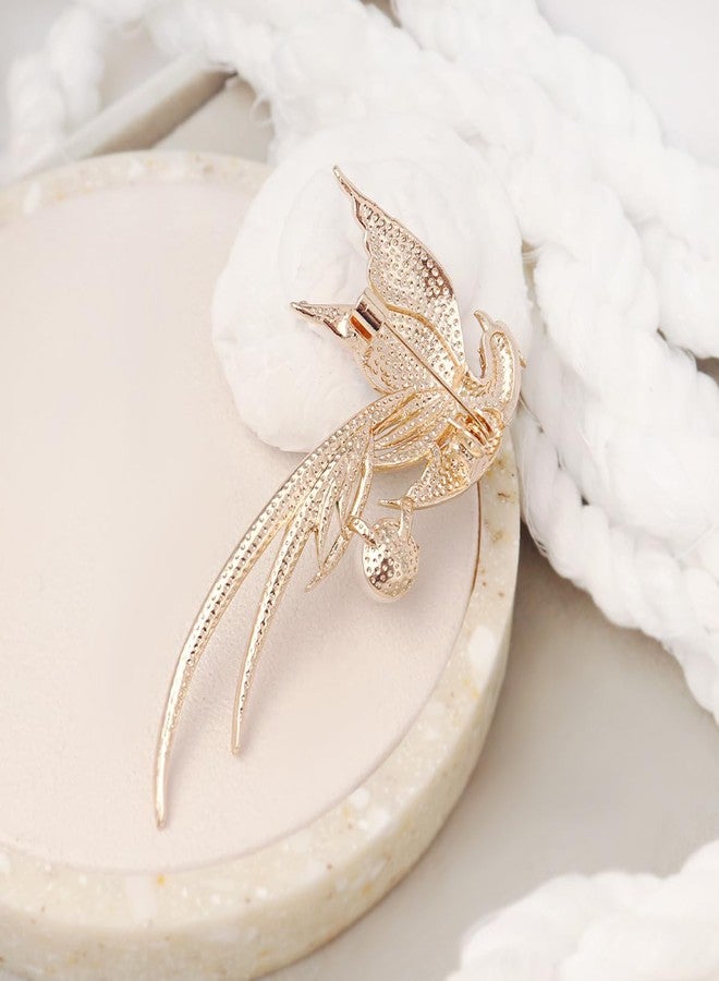 Cykdohy Sparkling Rhinestone Phoenix Bird Pearl Brooch Pin for Women Colorful Crystal Enamel Feather Animal Brooches Cute Lapel Pins Clothing Scarf Shawl Sweater Clip Costume Jewelry Badge Gift for Mom Wife - Image 5