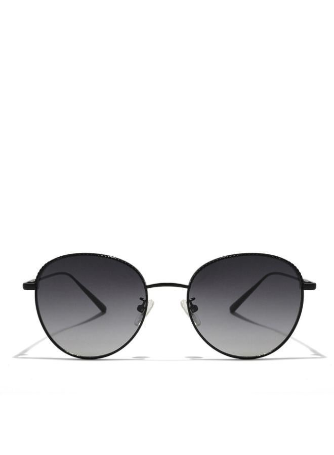 30Sundays FORGET-ME-NOT Women Gray Sunglasses - Frame Material: Metal - Lens Color: Gray- Frame Color: Black - Full Rim - Image 1