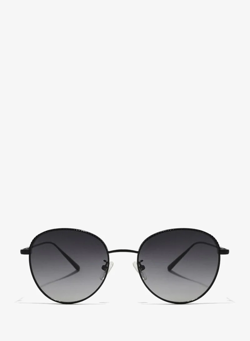 30Sundays FORGET-ME-NOT Women Gray Sunglasses - Frame Material: Metal - Lens Color: Gray- Frame Color: Black - Full Rim