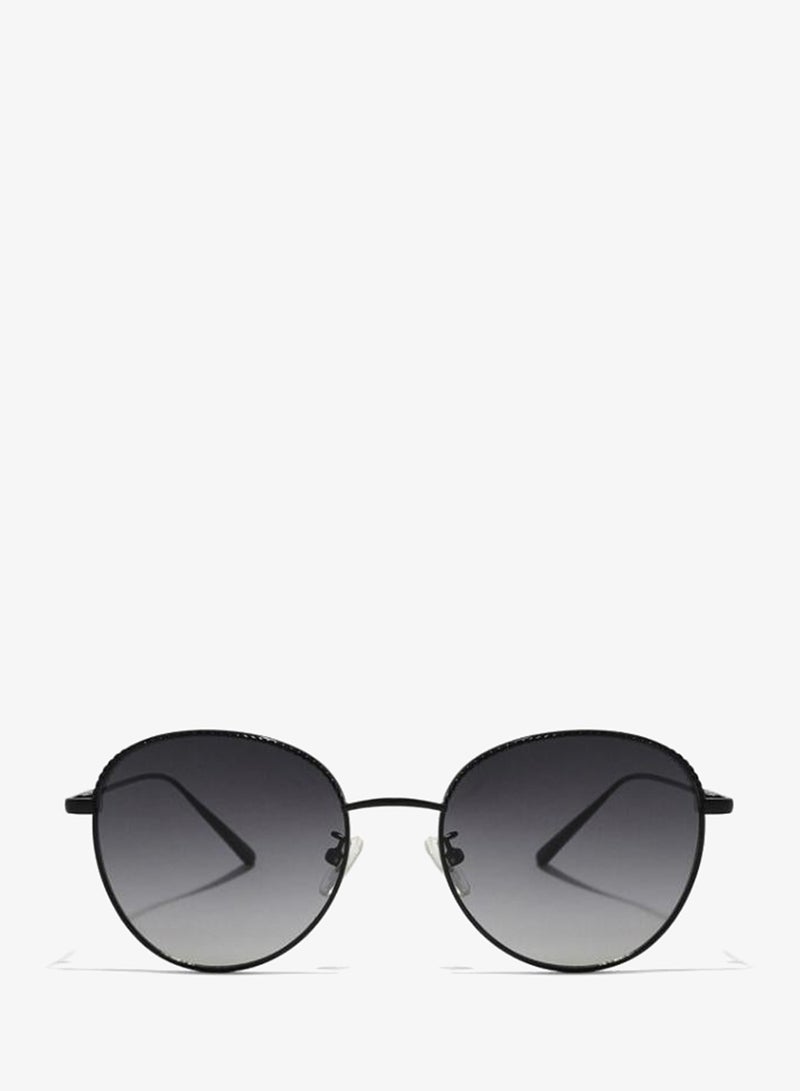30Sundays FORGET-ME-NOT Women Gray Sunglasses - Frame Material: Metal - Lens Color: Gray- Frame Color: Black - Full Rim - Image 1