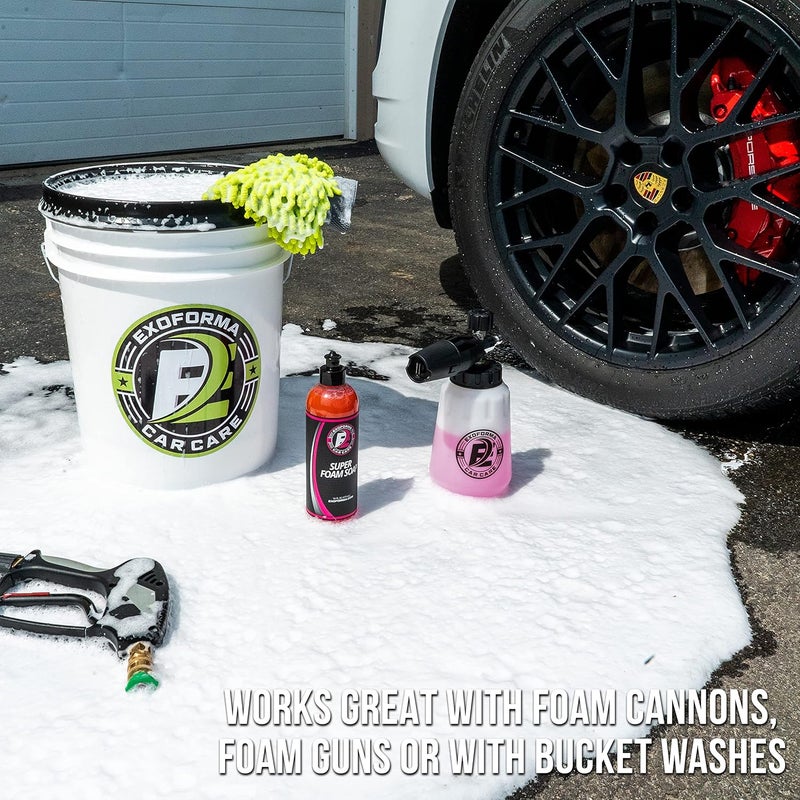 ExoForma Super Foam Soap - High Suds Car Wash, pH Neutral Formulation works great With Foam Cannons, Leaves Behind A Streak Free, No Spot Finish - Image 3