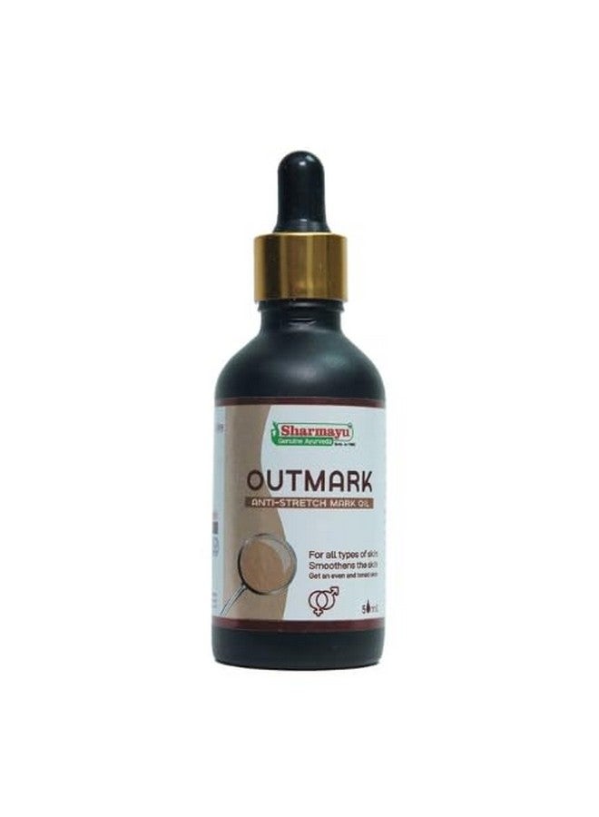 Sharmayu Outmark Anti-Stretch Mark Oil for Smooth & Even Skin | Ayurvedic Skin Nourishment Oil for Stretch Marks | 50ml - Image 1