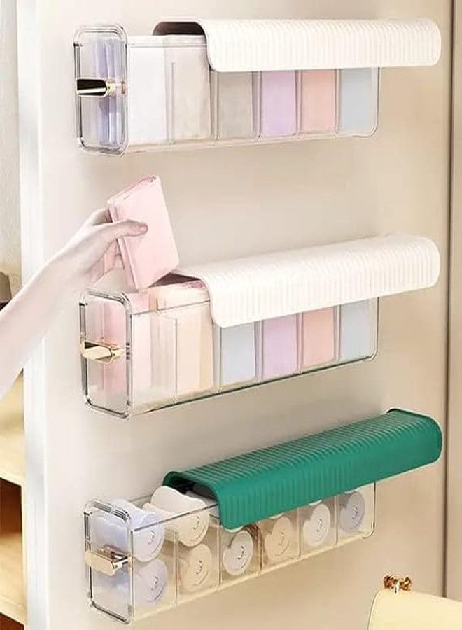 Suvaniq 6 Cell Drawer Underwear Storage Box Organizer With Breathable Fabric, Foldable Closet Divider For Socks, Bras, Panties, Ties And Small Clothing Essentials - Image 2