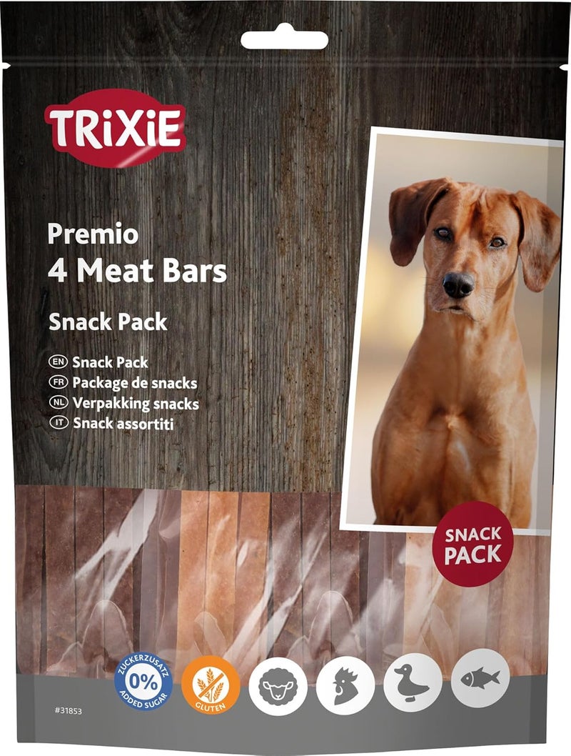Trixie Premio 4 Meat Bars Dog Treats - 4X100G - Image 1