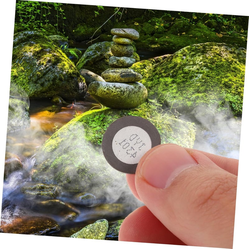 VOSAREA 6pcs Ultrasonic Mist Maker Ceramic Disc Replacement for Humidifiers Fit Extended Lifespan for Indoor Fountains and Rockery Displays - Image 4