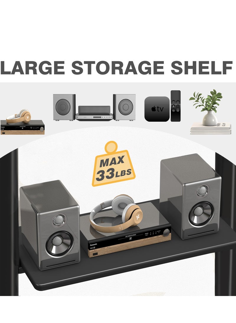 HAMOOD,LED  LCD TV Mount Floor Rack Mobile Cart Universal TV Stands For Conference Room One Machine Movable Touch Panel Trolly Stand TV Screen Size	37"-85" Weight Capacity	150lbs - Image 5