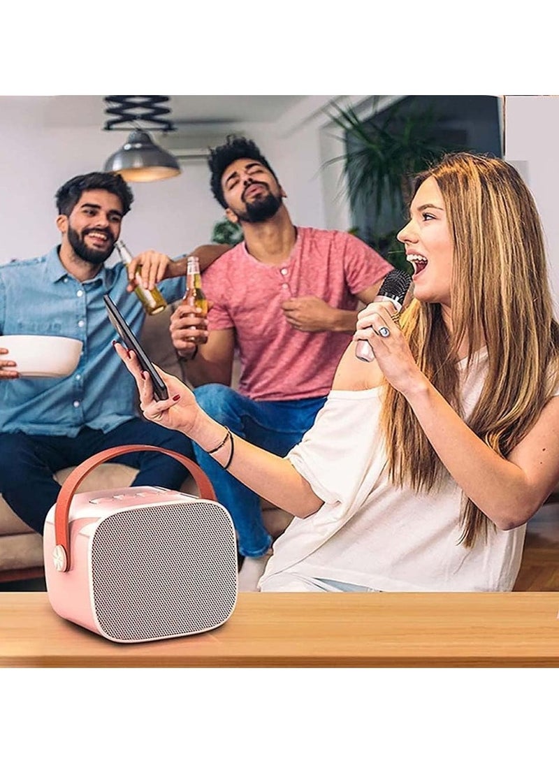 ELTRAZONE New Portable Bluetooth Karaoke Speaker with 2 Wireless Mics – Perfect for Kids & Adults – High-Quality Sound, Wireless Connectivity, LED Lights & Built-In Rechargeable Battery – Ideal for Parties, Singing, and Family Fun  - Image 2