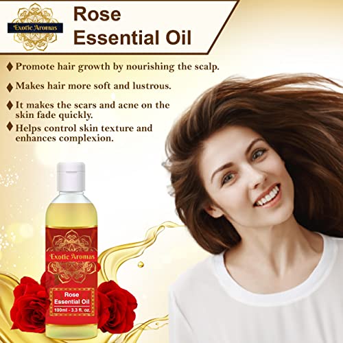 Exotic Aromas Lavender Essential Oil & Rose Oil, Pack of 2, 100 ML - Image 3