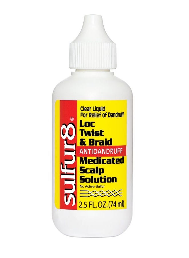 sulfur8 محلول سلفور 8 لعلاج فروة الرأس للضفائر والتواءات، 2.5 أونصة - Image 1