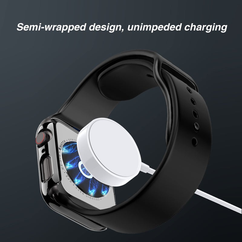 Ailun for Apple Watch Series 9 & 8 & 7 Screen Protector Case [45mm], Ultra-Thin Hard PC Case Built in Tempered Glass for iWatch, Shockproof Cover with Button [2 Pack][Black] - Image 5