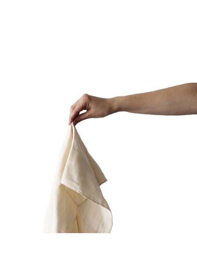 إيبينكا منشفة وجه أطفال من IPPINKA Nawrap مصنوعة من القطن العضوي بنسبة 100%، متينة، ماصة وسريعة الجفاف، لون عاجي - Image 5