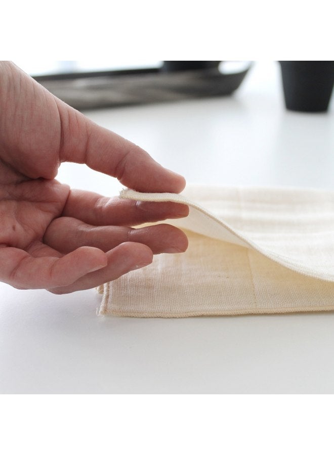 إيبينكا منشفة وجه أطفال من IPPINKA Nawrap مصنوعة من القطن العضوي بنسبة 100%، متينة، ماصة وسريعة الجفاف، لون عاجي - Image 2