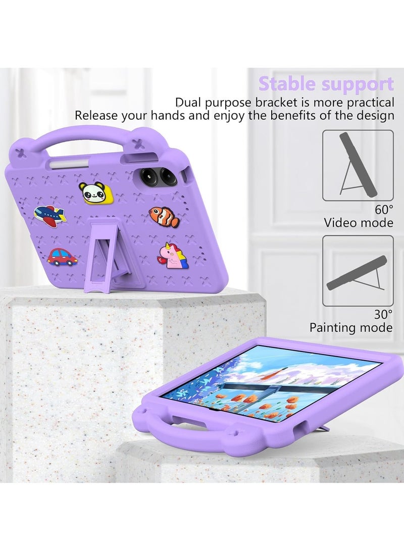 عام غطاء للأطفال لجهاز Redmi Pad Pro (12.1 بوصة)، غلاف مقاوم للصدمات من فوم EVA قوي، مصمم لحماية الأطفال ويأتي مع قاعدة دعم. - Image 5