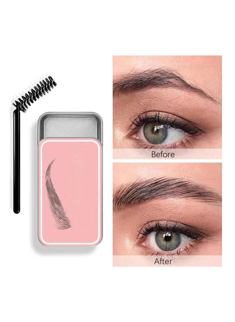 Goolsky Eyebrow Soap, Eyebrow Cream, Eyebrow Wax, Eyebrow Gel, Makeup Eyebrow Styling Soap, Transparent Long Lasting Natural  - Image 2