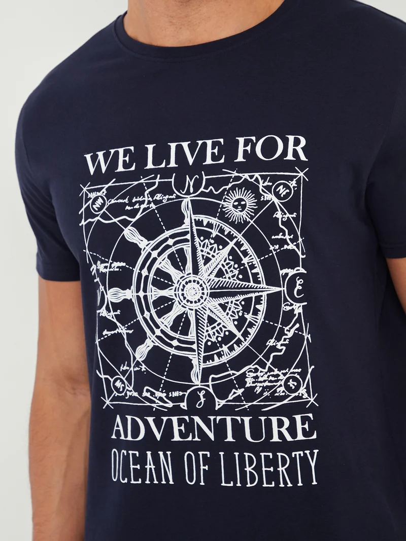 Styli Live For Adventure Graphic Print Regular Fit T-shirt