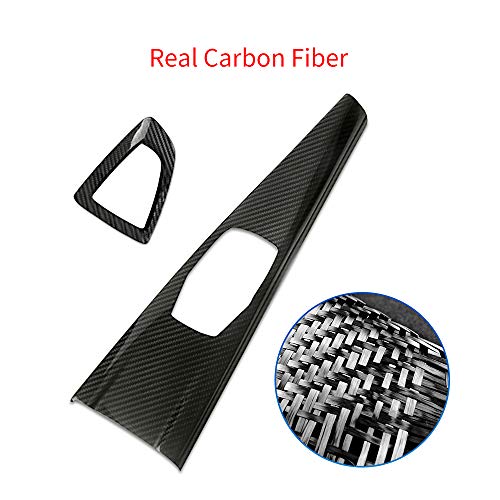 AIRSPEED Carbon Fiber Car Center Console Multimedia Button Panel Cover Gear Shift Panel Frame Cover Trim Sticker Kit for BMW F30 F31 F32 F34 F36(Not fit for F33) - Image 2