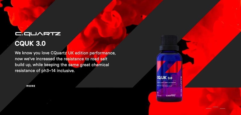CarPro CQUARTZ UK 3.0 - Ceramic Coating for Cars, Quartz Based Nanotechnology, Bonds to Paint, Glass, Metal and Plastic - (30ml Kit w/Reload 2.0) - Image 5