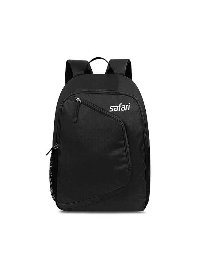 Safari Hexa 21 Ltrs Water Resistant 3 Compartment Backpack - Black, S (HEXA19CBBLK) - Image 1