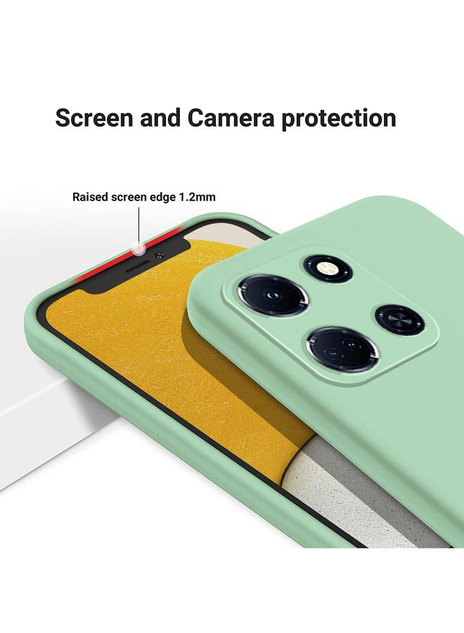 زبون جراب لهاتف Infinix Note 30 4G / 5G، جراب سيليكون سائل مقاوم للصدمات بلون نقي - Image 3