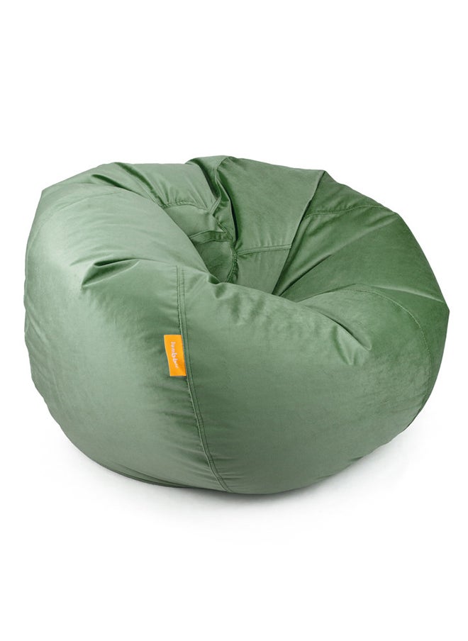 Jumbble Suede Bean Bag with Filling | Ultimate Indoor Lounging Chair for All Ages | Velvet Soft Fabric | Filled with Polystyrene Beads(Large, Army Green) - pzsku/Z9DF80810FBBD951F9FE2Z/45/_/1723532298/c895c8e6-1c40-4fa3-a309-378cbb93457d