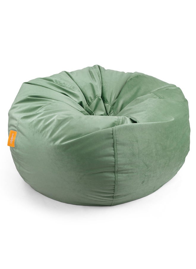 Jumbble Suede Bean Bag with Filling | Ultimate Indoor Lounging Chair for All Ages | Velvet Soft Fabric | Filled with Polystyrene Beads(Large, Army Green) - pzsku/Z9DF80810FBBD951F9FE2Z/45/_/1723532302/5c7bd3b9-c6d3-4337-8d8b-2e84628594d8