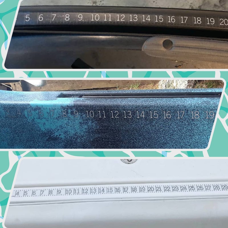 Quik Measure Pro 36" Fish Measuring Ruler Sticker | Waterproof Transparent Decal Tape | Made in USA | Bold and Easy Read Markings | Boat, Kayak, Net, Cooler Compatible | UV-Resistant Adhesive | Easy Application - Image 5
