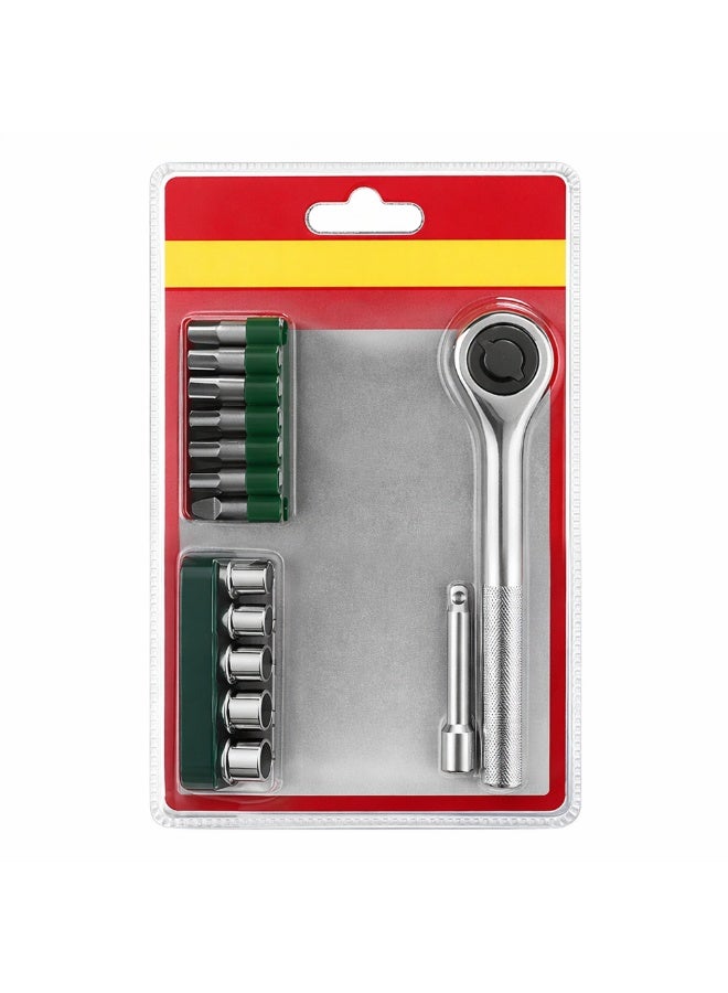 Manful 15Pcs Multi-Bit Screwdriver Set with Magnetic Holder – Compact Repair Tool Kit with Interchangeable Bits for Electronics, Home Repair, DIY & Maintenance - Image 1