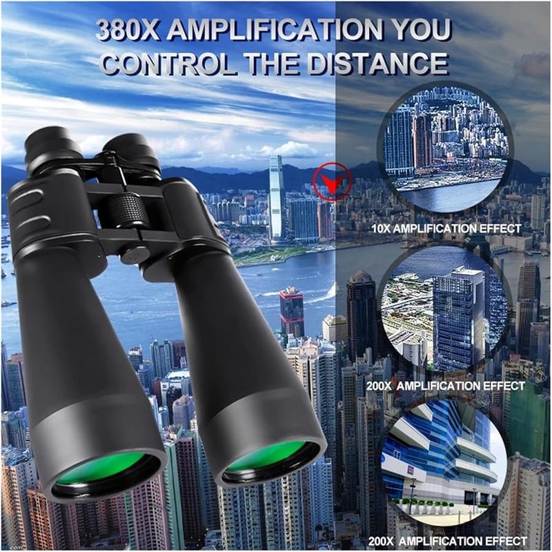 Whole Set 10 380x100 Zoom HD High Magnification Binoculars Telescope For Hunting Bird Watching - Image 4