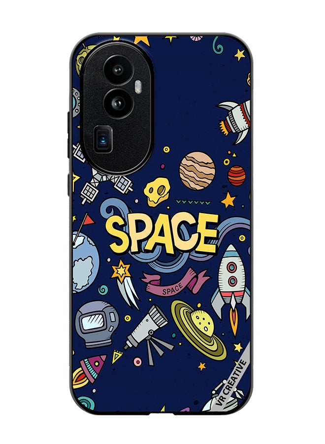 VR CREATIVE Protective Case Cover For Oppo Reno 10 Pro Plus Space Design Multicolour - Image 1