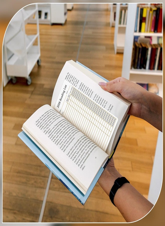 Skyygemm 12 Pcs 2026 Reading List Bookmark Book Lover Gift Book Tracker Double Sided Reading Log Bookmark Review Annotation for Class Student Teacher School Library Literary Accessory - Image 4