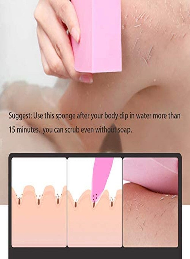 KPS إسفنجة استحمام فائقة النعومة من كي بي إس، ليفة استحمام للأطفال، لإزالة الجلد الميت والأوساخ، مناسبة للنساء والرجال، كما أنها ليف استحمام للوجه (متعددة الألوان). - Image 3