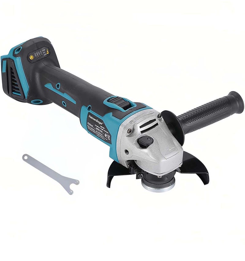 Heimerdinger Brushless Angle Grinder Compatible with Makita 18V Battery,4-1/2-Inch High-Power Angle Grinder for Metal,Tile Cutting and Grinding-Tool Only - Image 1