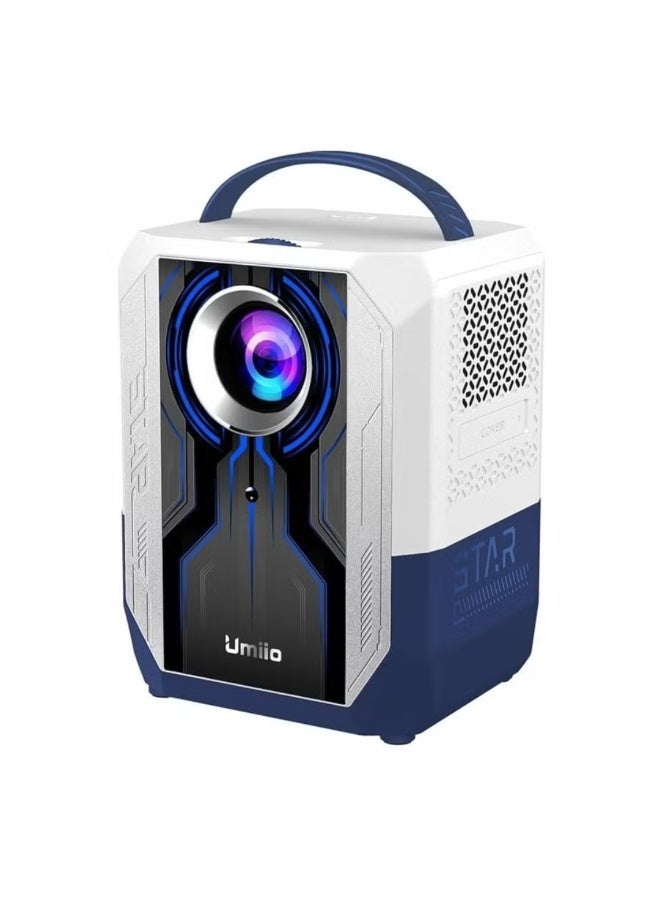 Umiio Q5 Smart Home Theater Portable Video Projector – Android, WiFi 6, Bluetooth, Remote Control, Compact Home Cinema - Image 1