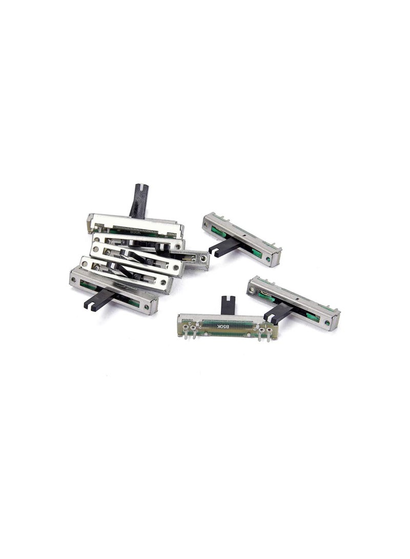 GGOOT 10 Pcs B50K 45mm Sliding Potentiometer Board Module Adjustable Slide Dimmer Lights Mixer Fader 50K Ohm Mono Potentiometer - Image 3