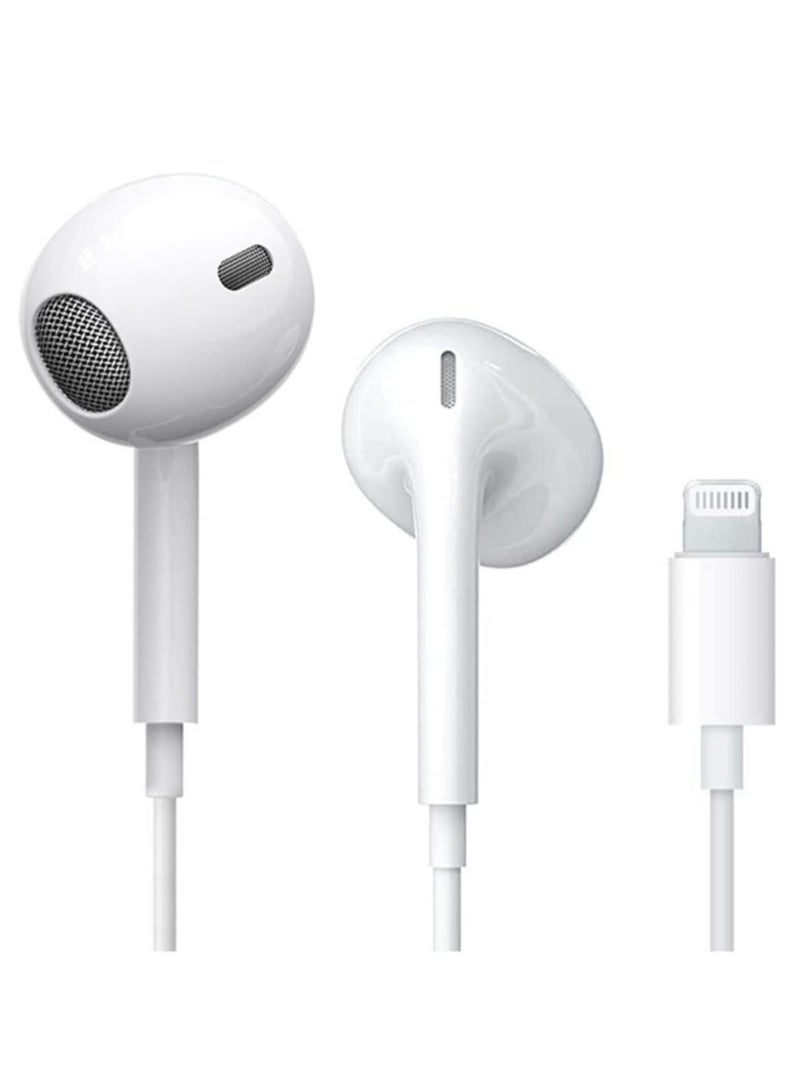 Apple MFi Certified Lightning Headphones for iPhone 13 - In-Ear Stereo Headset with Built-in Microphone & Volume Control, Compatible with iPhone 13 Mini/SE/12 Pro/12 Pro Max/11/X/8/7 - Image 1