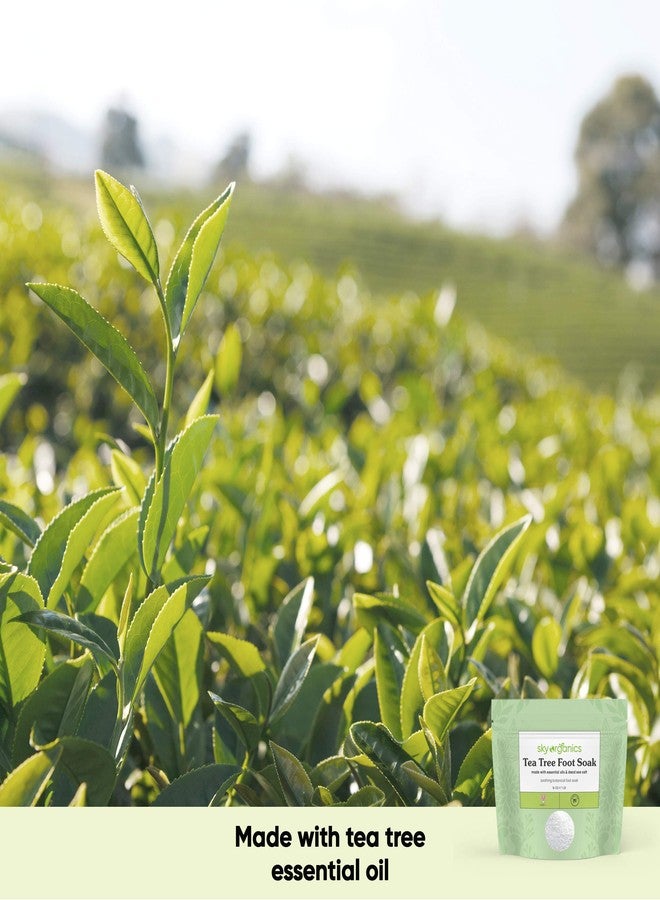 Sky Organics Tea Tree Foot Soak for Feet to Soothe, Refresh & Soften, 16 fl. Oz - Image 3