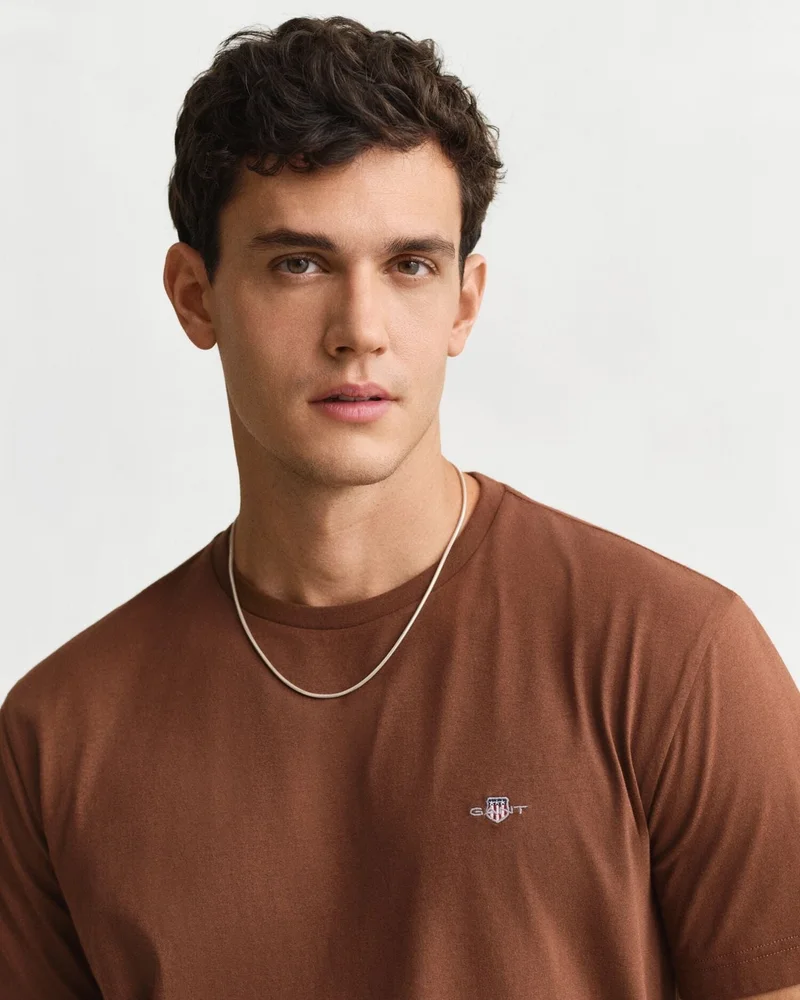 GANT  Regular Shield Short Sleeve T-Shirt for Men | Best Price UAE