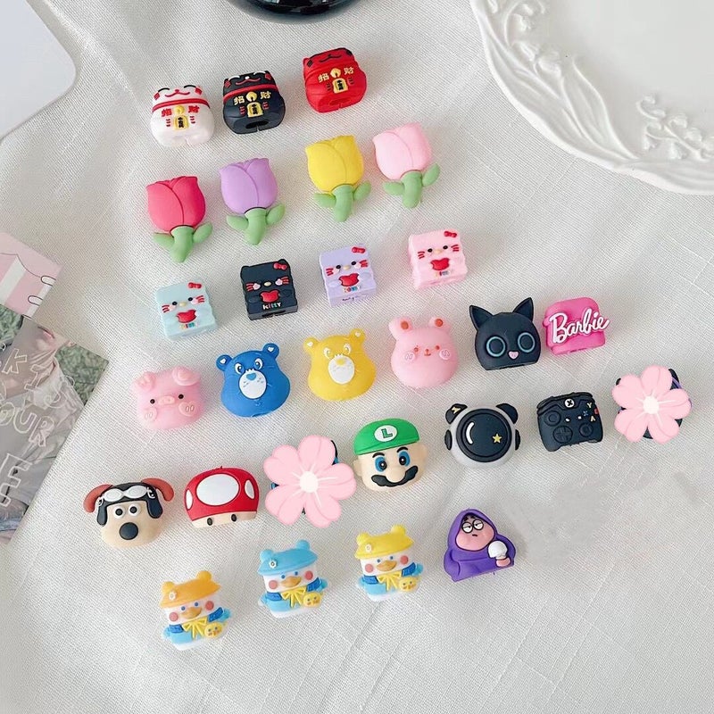 2023 New Cartoon Three-Dimensional Data Cable Protective Cover For Apple Huawei Millet Data Cable Universal - Image 2