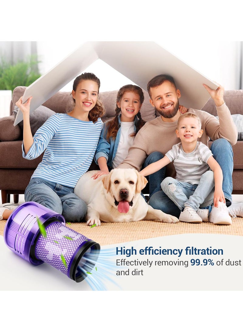 2pcs Vacuum Filter Compatible with V12 Detect Slim Removable and Washable V12 Replacement Filter Part No.971517-01 - Image 4