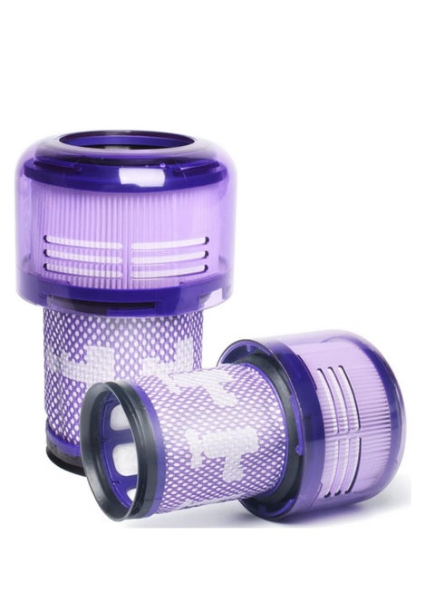 2pcs Vacuum Filter Compatible with Dyson V12 Detect Slim Removable and Washable V12 Replacement Filter Part No.971517-01