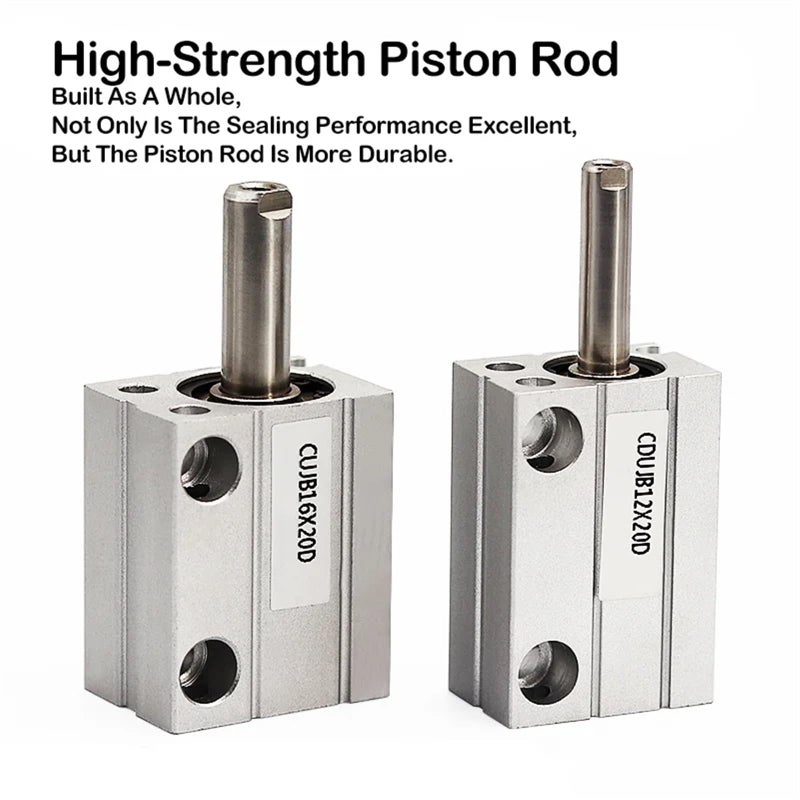 Cdujb20x10d With Magnetic Small Pneumatic Cylinder Bore 20mm Stroke 10mm - Image 5