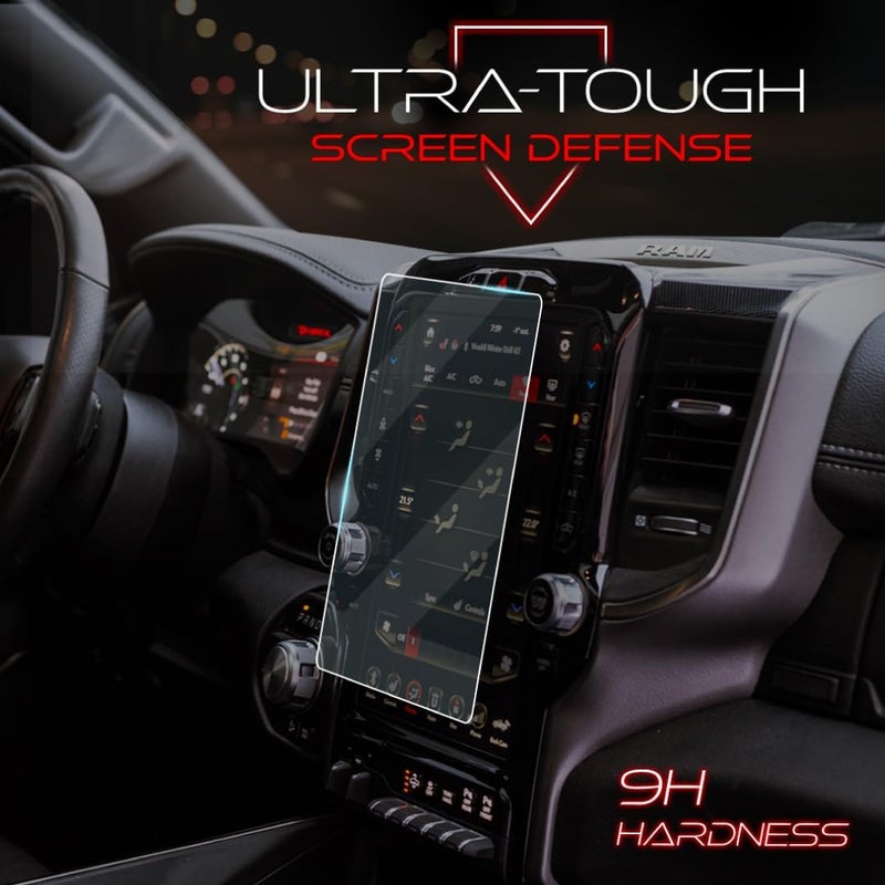 Kykr Tempered Glass Screen Protector for Dodge Ram 12 Inch - Image 2