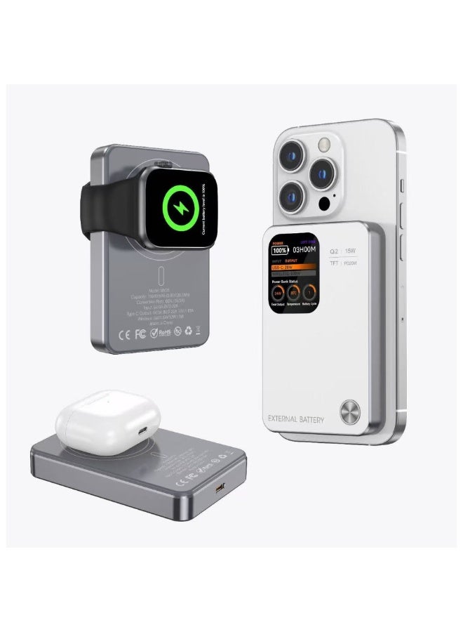 Nine MAGCHARGE Magnetic 10000mAh Power Bank - 20W Fast Charging - Image 3
