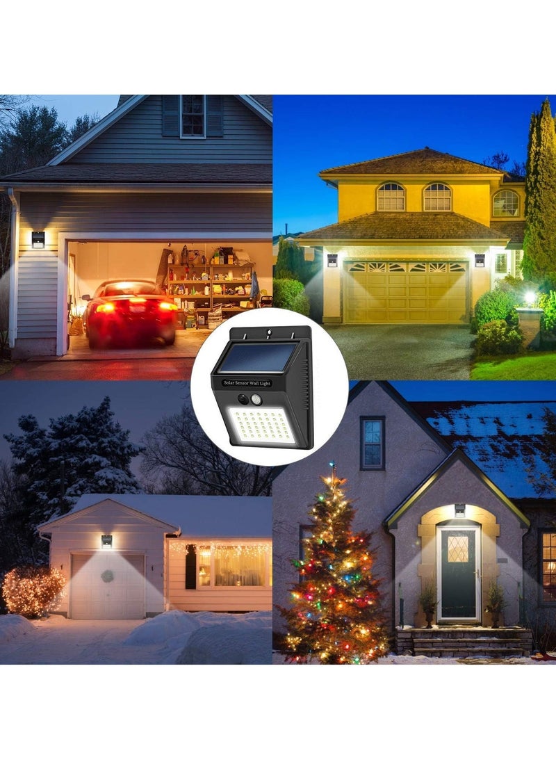 JAJEEK - 42 LED Solar Powered Cordless Light (Pack of 10) – IP65 Waterproof & Dustproof, 3 Adjustable Modes, Outdoor Motion Sensor Lighting for Garden, Patio, Fence, Garage – Energy Efficient & Durable - Image 1